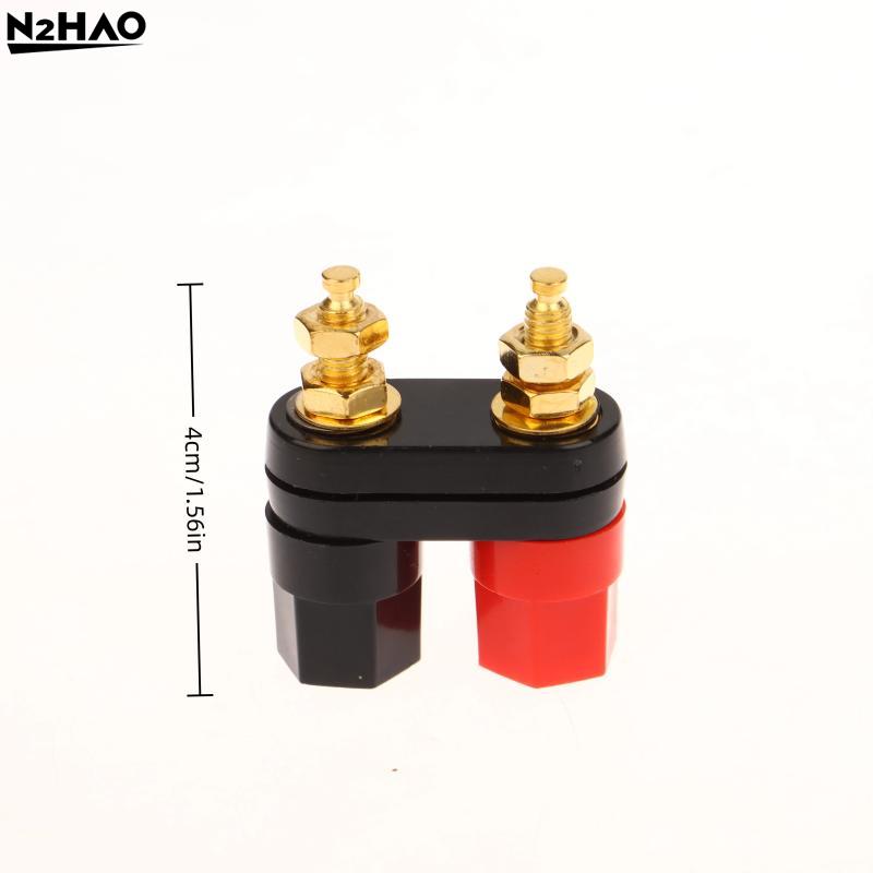 1/5Pcs Banana Plugs Couple Terminals Red Black Connector Amplifier Terminal Binding Post Banana Speaker Plug Jack