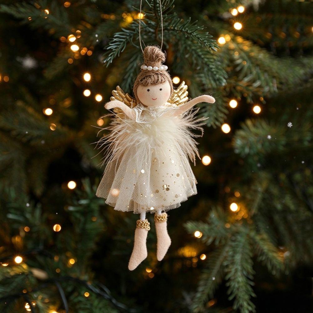 Small Pendant Plush Doll Pendant Plush Xmas Hanging Decorations Christmas Tree Pendant Home Decor