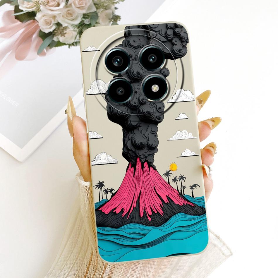 For Realme 13 Pro 13Pro+ Fashion Dusk Beach Painting Phone Case For Realme 13Pro Plus 5G Shockproof Soft Silicone Covers Bumpers