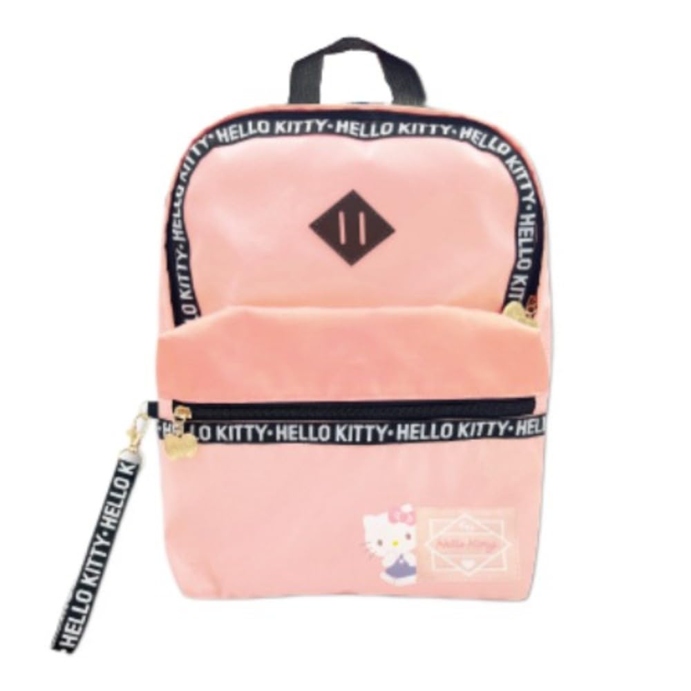 Hatayama Shoji Hello Kitty Backpack with Logo Tape, H33 x W24.5 x D15cm, 64202327