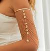 Ingemark 17 Styles Boho Crystal Pendant Cuff Open Bangles for Women Wed Bridal Goth Tassel Link Arm Bracelets Party Zircon Gift