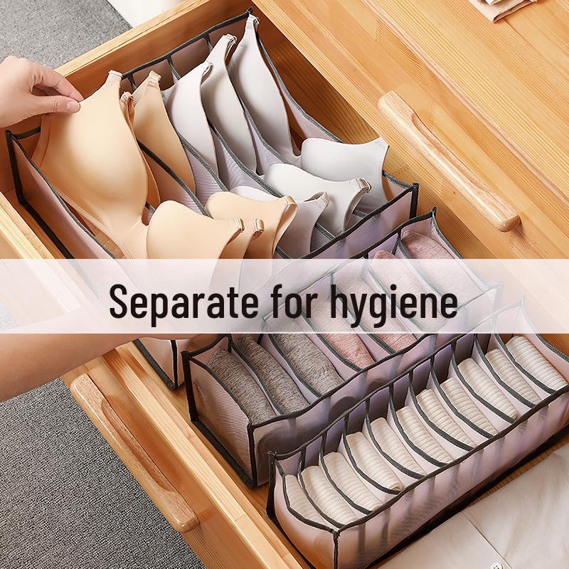 Transparent Mesh Wardrobe Organizer Box for Jeans and Clothes