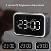 Dual Alarms 3 Levels of Brightness Adjustment Clock Wireless Digital Alarm Clock Radio Multifunctional Bluetooth Speakers