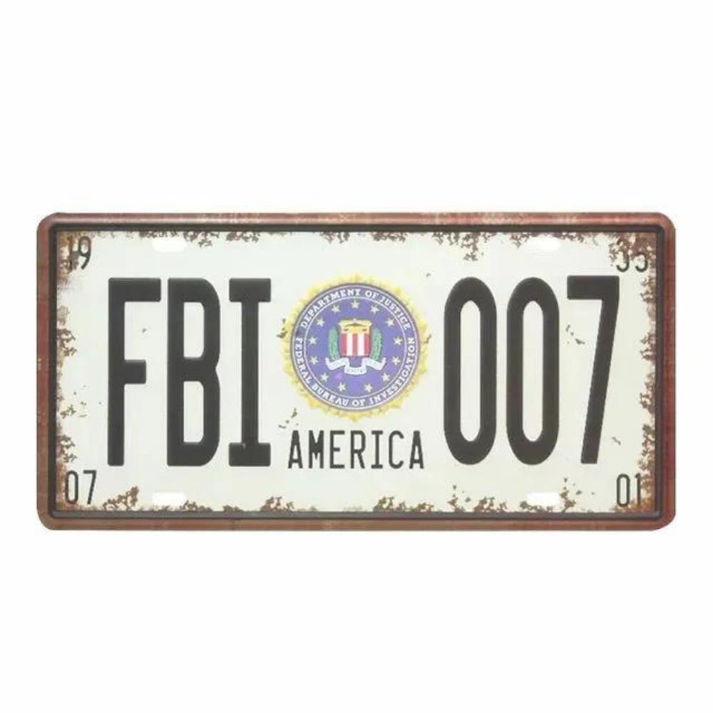 Retro Metall USA Logo, Route66 Kunstposter, 30x15 cm Bar Dekoration