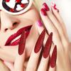 10Pcs Glittering Halloween Fingernails Halloween Claws Nails Tip Halloween Cosplay Accessories For Women Masquerade