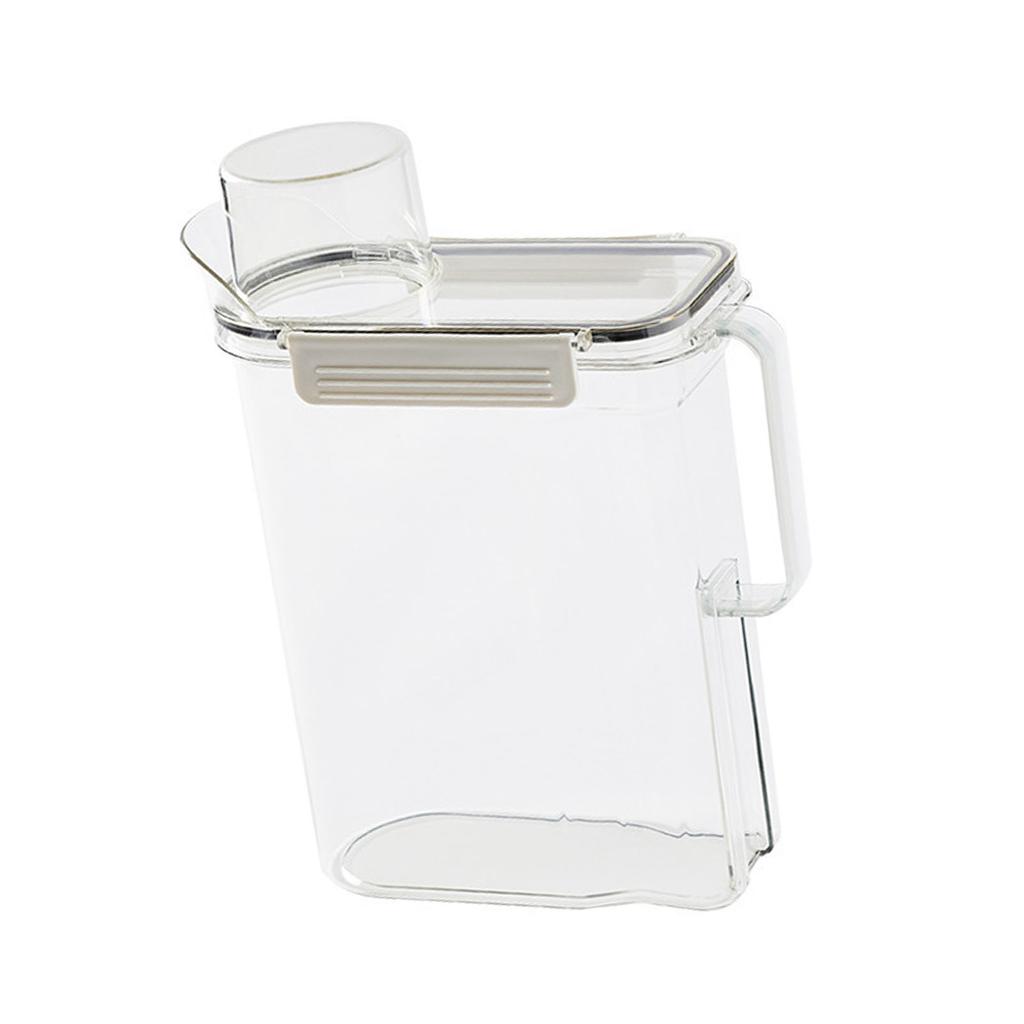 Waschmittel Lagerung Box Große Kapazität Versiegelt Deckel Kunststoff Wäsche Pulver Lagerung Organizer für