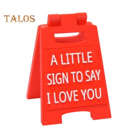

Мини-знак «Я люблю тебя», украшение для рабочего стола на День святого Валентина, рождественский подарок, выдвижная мини-знак, чтобы выразить любовь к девушке, жене, невесте красный