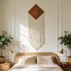 Handmade Woven Tapestry Cotton Rope Wall Background Decor  For Hotel Hanging Artwork