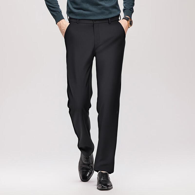 Shanshan Men's Far Infrared Anti-Static Fleece Lined Casual Trousers