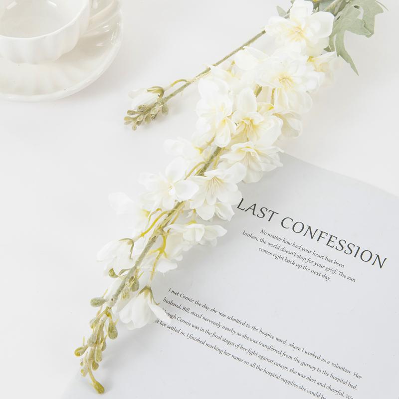 1/3 Stück 85cm Einzelstiel Künstliche Ritterspornblumen Haus Hochzeit Tisch Raum Festival Dekor Außenhof Garten Requisiten DIY Geschenke