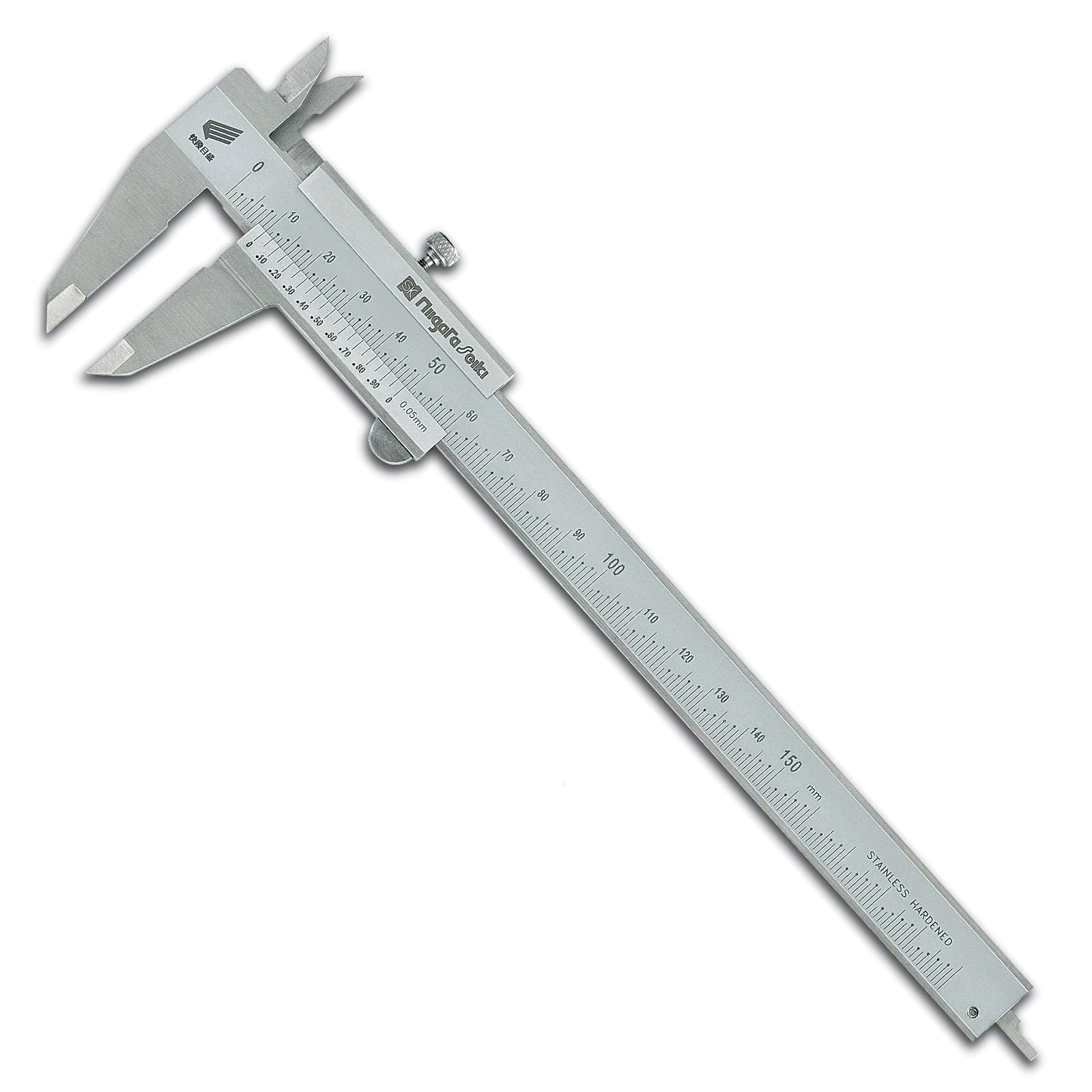 

Niigata Seiki SK Silver M-Type Standard Caliper, Quick Step Scale, 150mm, GVC-15KD
