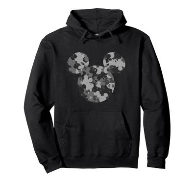 Disney Micky Camo Grau Kapuzenpullover