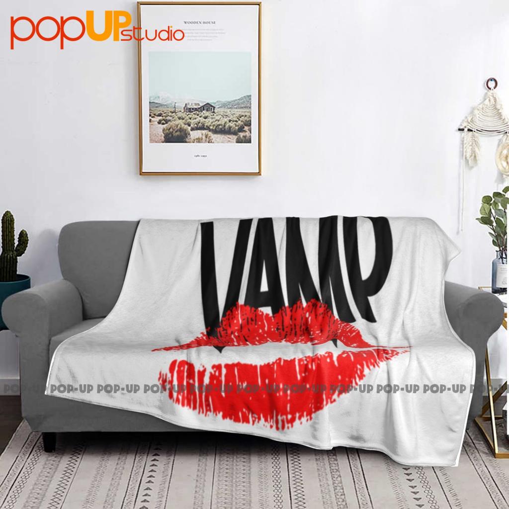 Vamp Movie Grace Jones Vampire Lips Fangs Ultra-Soft Blanket Quilt Winter Sofa Cover Bed Covers