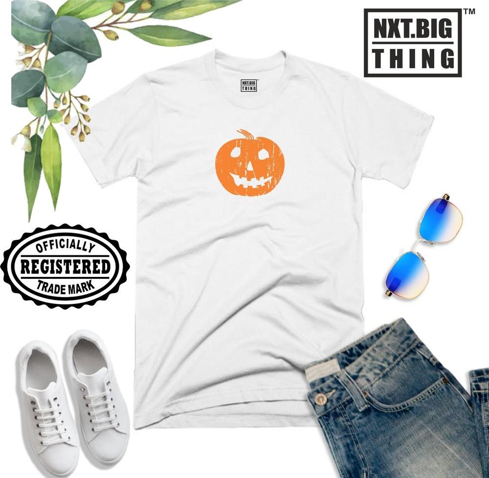 Halloween Pumpkin T Shirt Ghost Witch Trick Or Treat Scary Horror Gift Unisex Top