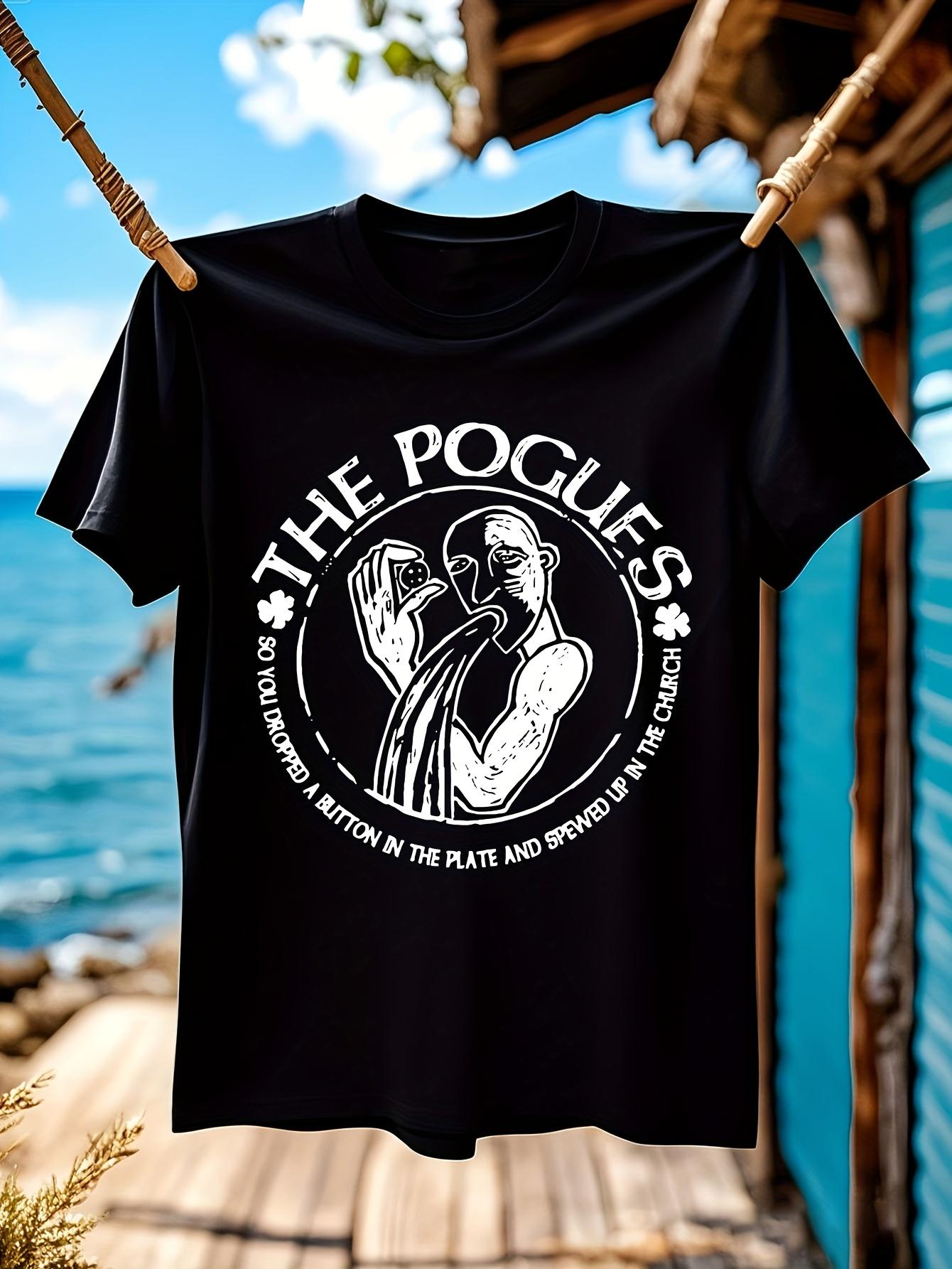 THE POGUES Spew Graphic Tshirt Graphic Tshirt - Bold Iris... M