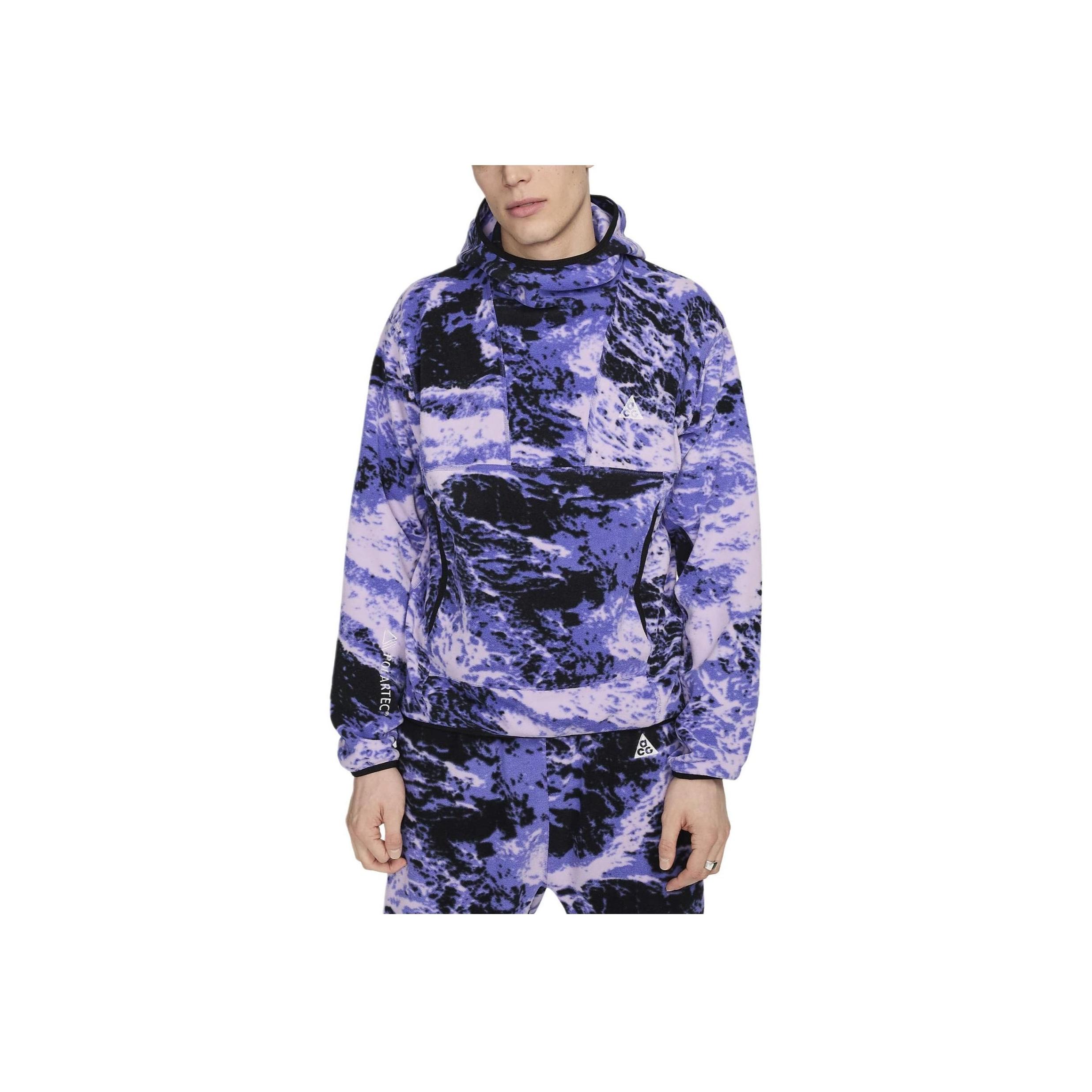 

Nike ACG Wolf Tree All Over Print Pullover Hoodie Men hoodies Lilac Black Summit-White FN2453-512 S