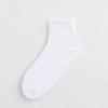 Odor-Resistant Cotton Disposable Socks: Unisex, Black/White/Gray, Sweat-Absorbent, No-Wash, Summer Thin Style.