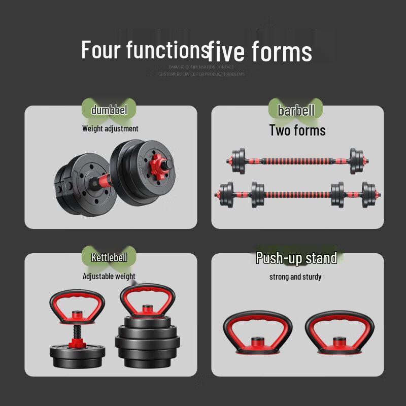 Adjustable Dumbbell & Kettlebell Set