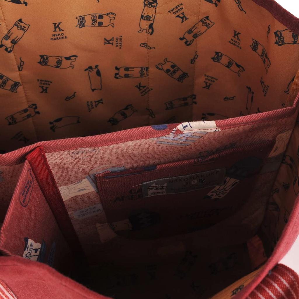 [Kusuguru Japan] Geteilte Katzentasche, Mittel, RD