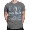 Benvenuti A Twin Peaks Classico Dramma TV Stampa Still T-shirt Unisex Donna Girocollo Cotone Estiva Maglietta Oversize Casual Harajuku Stile Top