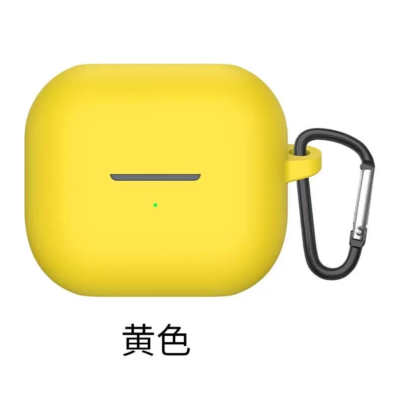 Coques en Silicone Liquide Souple Pour Samsung Galaxy Buds 3 Pro/ Buds3 FE Housse Protectrice pour Écouteurs Bluetooth Sans Fil Galaxy Buds3 FE jaune