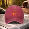 Guadeloupe Island Vintage Washed Baseball Cap Adjustable for Festivals Weddings Travel Camping Golf Cycling