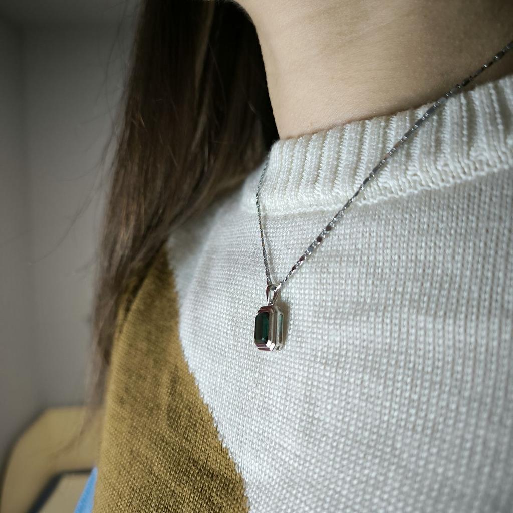 Серебряная подвеска с топазом Лондон Блю 2.675ct (2178248)