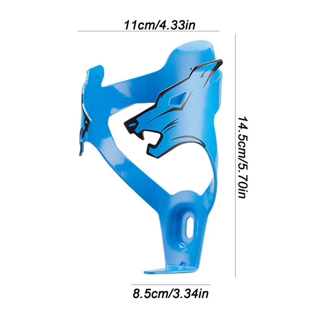

Bicycle Bottle Cages Wolf Head Shape MTB Road Bicycle Water Bottle Holder Lightweight Cycling Bottle Bracket Bicycle Accessory синий