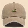 Pc Exquisite Printed Baseball Cap with Stylish Cricket Design InsectThemed Duckbill Hat  Adjustable Size Breathable  Comfo