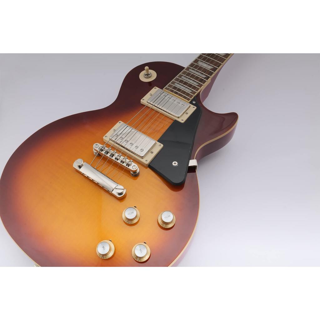 Musiclily Pro Plastic Modern Style Pickguard for Epiphone Les 1 Ply Black 2006-Current Paul,