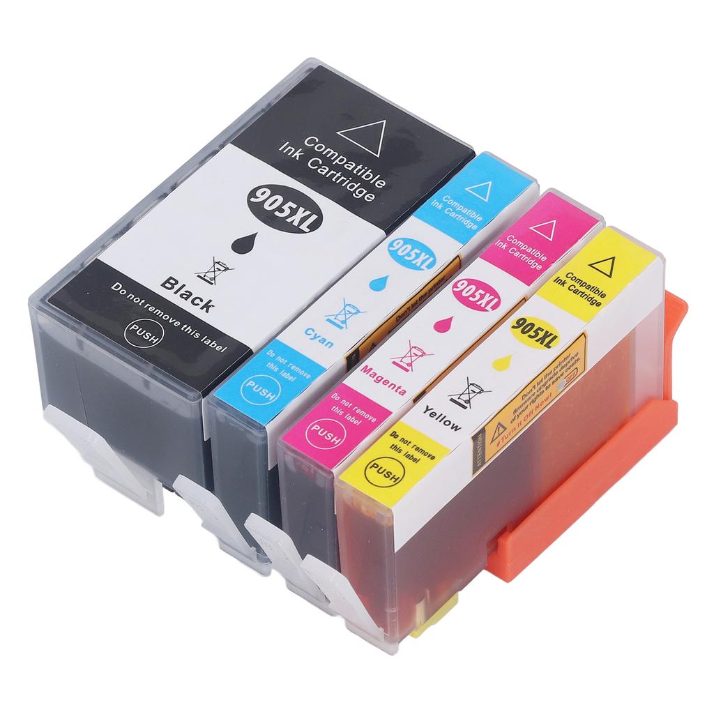 Ink Cartridge Smooth Output PP BK C M Y Printer Ink Cartridge Replacement for Officejet Pro 6960 6970