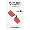 Lenti per Occhiali da Sole Polarizzate Tinta Vino Rosato Moda Clip per Occhiali Resistente ai Raggi UV di Lusso Non Include la Montatura degli Occhiali