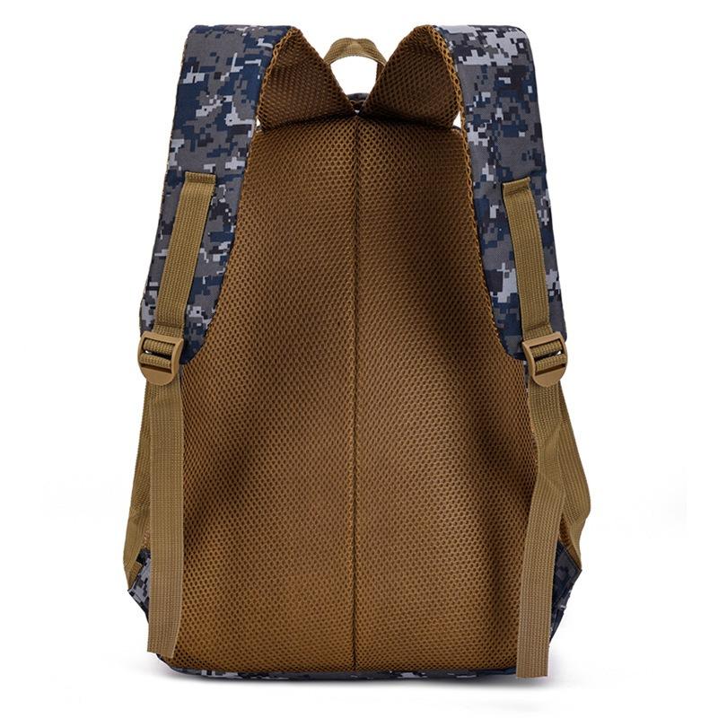 Camouflage Backpack Travel Backpack Men's High-end Level Elementary School Student School Bag Junior High School Computer Bag