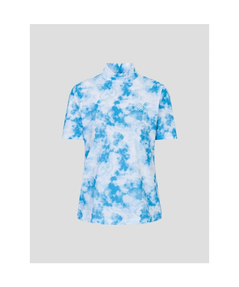 BEANPOLE GOLF [B_Under] Women'S Cloudy High-Neck Short-Sleeve T-Shirt - Sky Blue