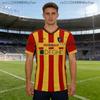 US Lecce Fußballtrikot Sportliches Freizeit-T-Shirt Atmungsaktiv Schnelltrocknend Elastisch Tägliches Trainings-Top für Herren Damen Kinder Familie Kinder T-Shirt