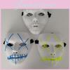 Remarkable Halloween Scary Mask Cosplay Led Costume Mask Perfect For Masquerades And Parties