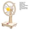 1 Set Elektrischer Ventilator Montage Spielzeug Pädagogisches DIY Kleiner Holz Desktop Ventilator Modell Puzzle Material Kit Kleinkinder Jungen Mädchen Weihnachtsgeschenk