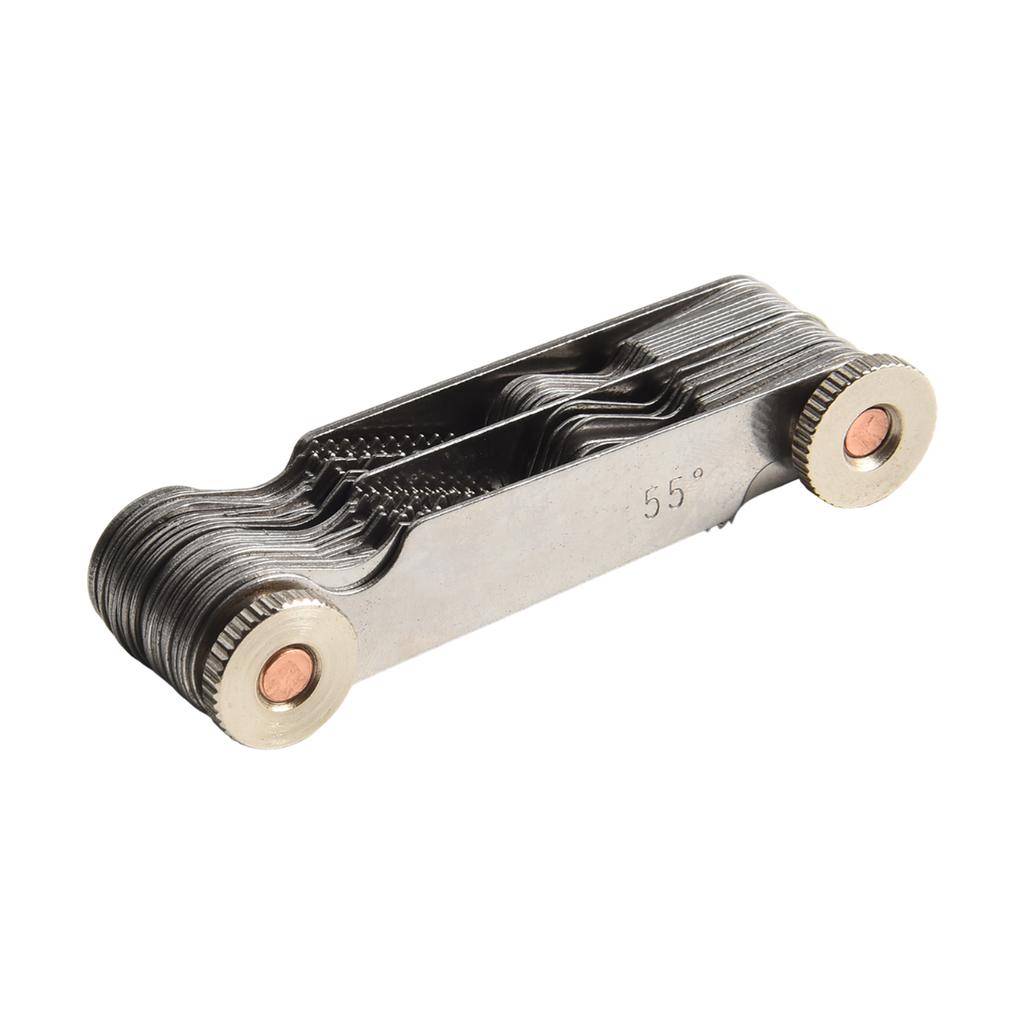 Professional Stainless Steel Thread Gauge for Accurate Thread Identification Metric 60 Degrees Inch 55 Degrees