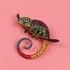Animal Brooch Vintage Alloy Water Drilling Butterfly Pin For Women Fashion Jewelry