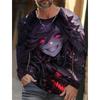 Trendy Anime Beauties Graphic T Shirts Fashion Autumn Streetwear