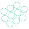 10 Pcs Agility Speed Rings Balance Coordination Sensory Training Jumping Hoop Hollow Green 13.78in