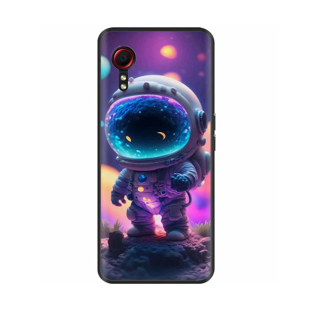 Per Samsung Galaxy Xcover 7 Custodia Morbida Liscia Silicone Liquido Cartoon Guscio Telefono Per Samsung XCover7 Cover Posteriori Protettive in TPU