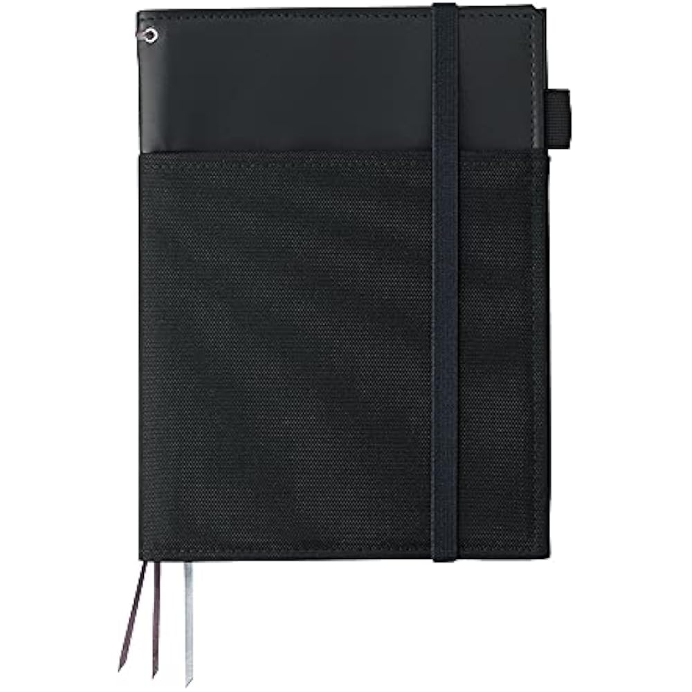 Kokuyo (KOKUYO) notebook cover notebook, compatible with systemic ring notebooks, A5, leather-ton...