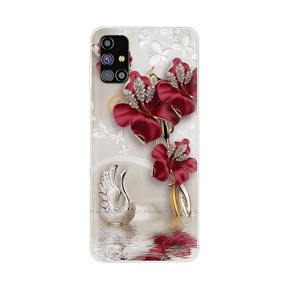 For Samsung Galaxy M51 Case SM-M515F Phone Case Creative Full Protection TPU Back Cover For Samsung M51 M 51 Soft Silicone Funda