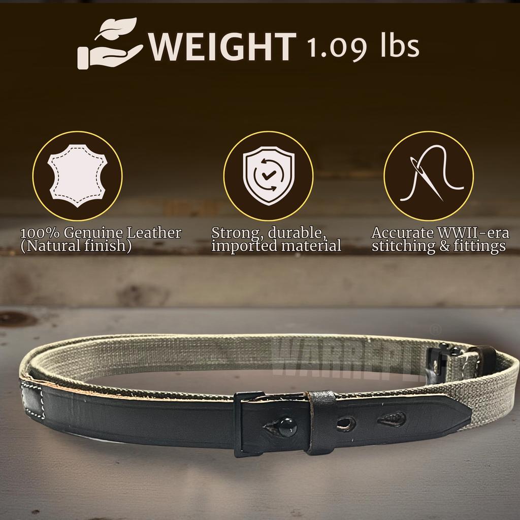 German Mauser K98 WWII Rifle DAK Sling HF-BK21-VAOR