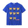 Aggretsuko Umore Attuale Maglietta a Maniche Corte T-Shirt Fitness aderente Cotone di Alta Qualità Top Magliette Europa Per Uomo