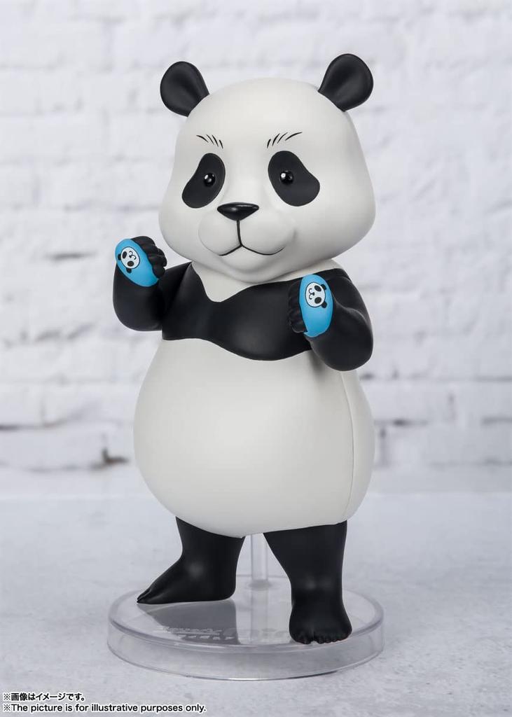 TAMASHII NATIONS Figuarts Mini Jujutsu Kaisen Approximately PVC ABS Painted Action Figure Panda, 90mm, &