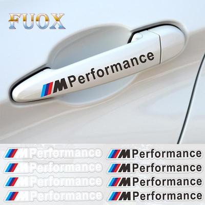 4pcs Car Door Handle Transparent 3D Stickers For M M3 M4 M5 E39 E60 E90 E46 E36 X1 X5 X3 X7 X6 F10 F20 F30 G20 G30 Performance