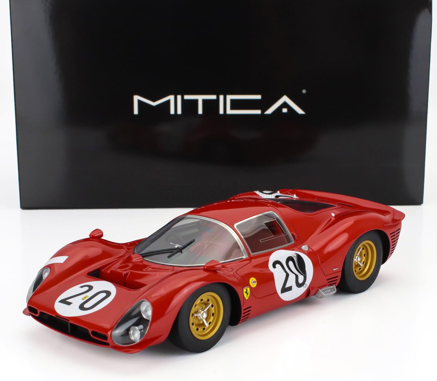 MITICA-R 1/18 Scale Ferrari 330 P3 Coupe, 1966 24 Hours of Le Mans #20, Le Mans SCARFIOTTI/PARKES Resin Model