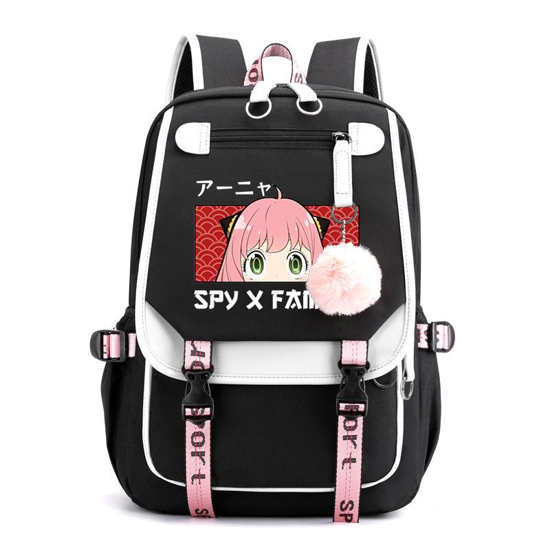 Spy Play House Backpack Casual Versatile Large Capacity Junior High School Student School Bag